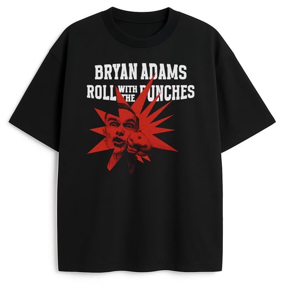 Music T-shirt Bryan Adams Roll With The Punches T-shirt Sizes S-5XL The Golden Shop