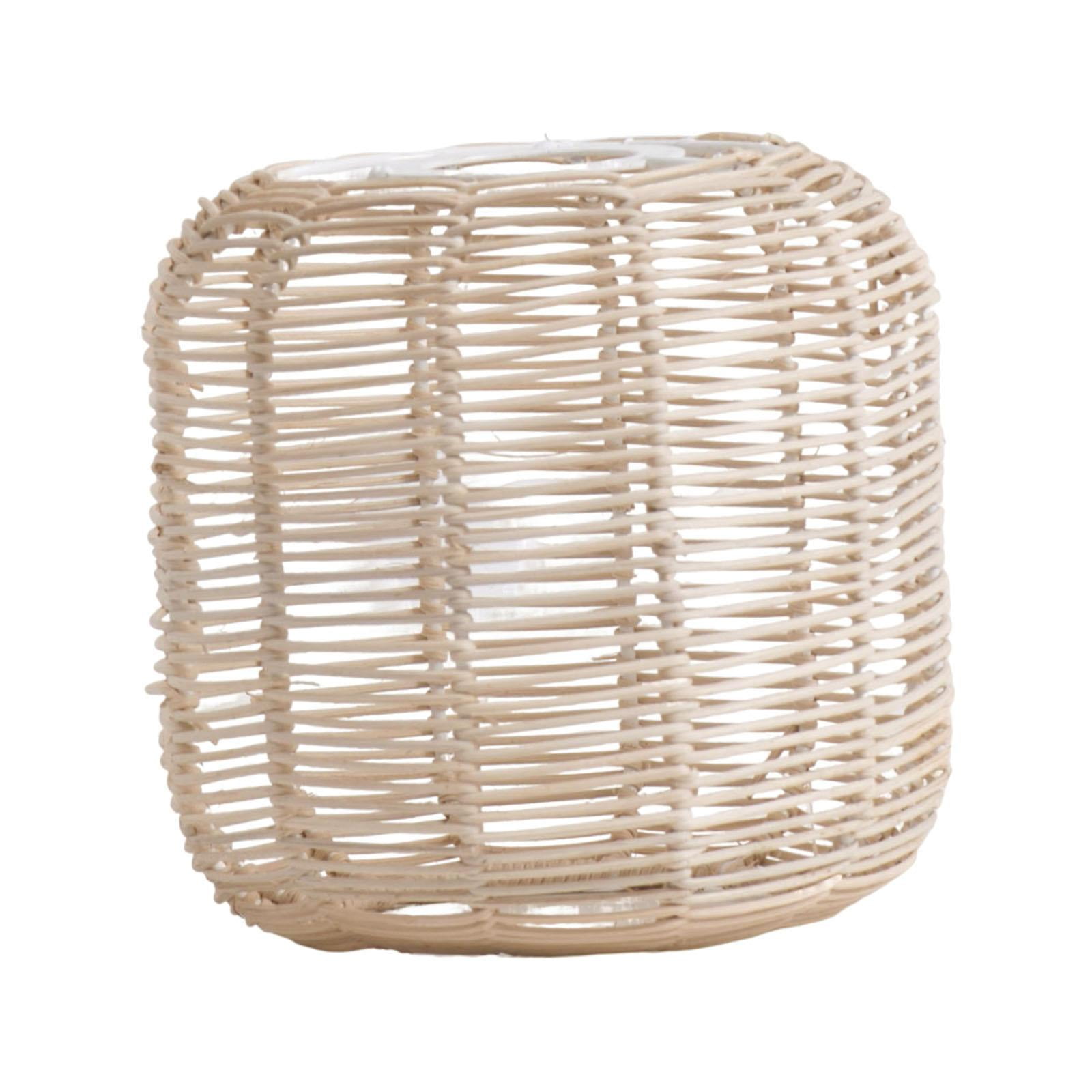 Bvdfgk Ceiling Fan Light Cover, Retro Rattan Woven Chandelier Light Cover, Woven Rattan Style C
