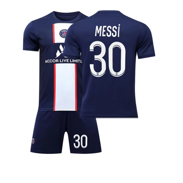 Messi NO.30 PSG 20222023 Soccer Jersey Activewear for Kids and Adults