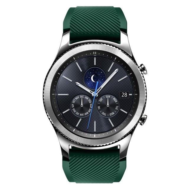 Correa de reloj para Samsung Gear S3 Classic Gear S3 Frontier (verde militar) Ndcxsfigh Para estrenar