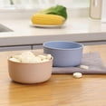 thumbnail image 5 of Wheat Straw Dinnerware, Plastic Bowls Reusable, Large Soup Bowls, Light Green, 6X3 In, 1 Pc, Bowls for Kitchen, Home & Kitchen Essentials, Neutral Home Decor, 5 of 7