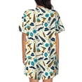 thumbnail image 3 of Kdxio Fathers day Print Pajamas Sets for Women Short-Sleeved Pjs with Lounge Shorts Two Piece Sleepwear S-4XL, 3 of 8