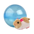 thumbnail image 4 of Juguete interactivo para gatos con luces LED, juguete automático con ruedas, juguete electrónico para gatos de interior, juguete de ejercicio Hámster amarillo, 4 of 8