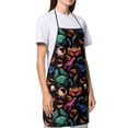thumbnail image 4 of Disketp Animals Under Water Kitchen Apron with adjustable Aprons for Women with Pockets Cooking Powder Pink Apron, 4 of 7