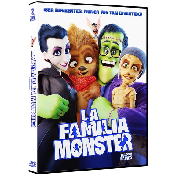 La Familia Monster Spanish Movie DVD With Spanish Subtitles