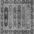 thumbnail image 1 of Ahgly Company Indoor Square Abstract Gray Modern Area Rugs, 4' Square, 1 of 4