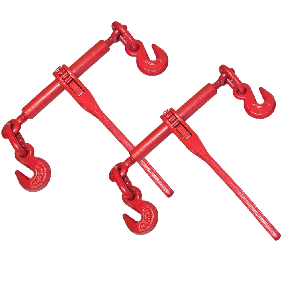 2 Ratchet Chain Load Binder 3/8" 1/2"