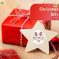 thumbnail image 3 of Rollo de pegatinas navideñas, 500 etiquetas navideñas redondas, varios diseños, decoración de regalo navideño, 3 of 5