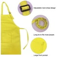 thumbnail image 3 of Toptie Cotton Canvas Parent-Child Apron Set-Yellow-Kid XL/Adult XL, 3 of 7