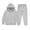 Light Ashy, variant on GiLiling Girls Boys Fleece Lined 2 Piece Sweatsuit Zip Up Hoodie and Jogger Sweatpants Casual Winter Wear (Wine, 7-8 Years)