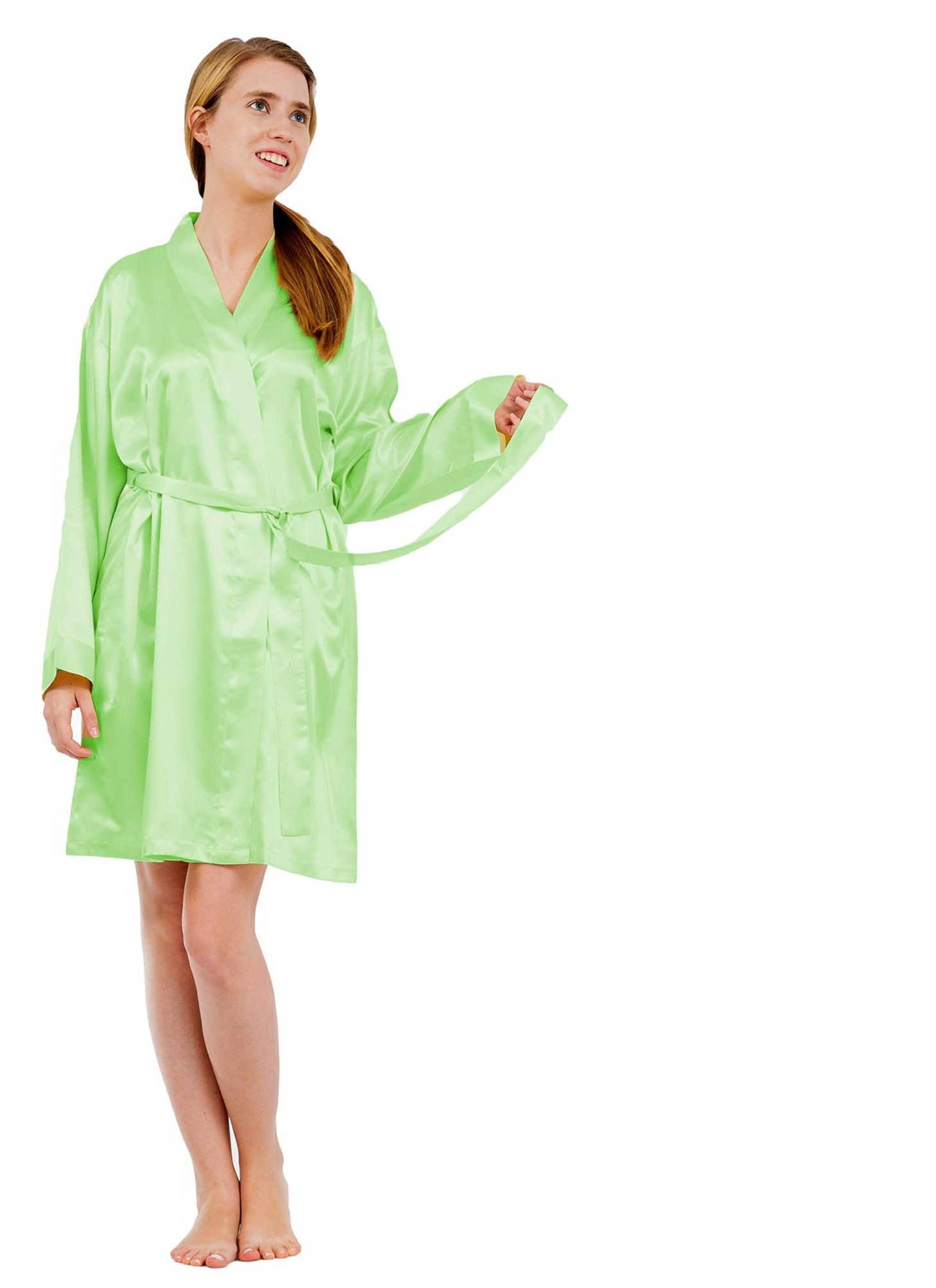 Up2date Fashion's Women's SolidColor Short Robe