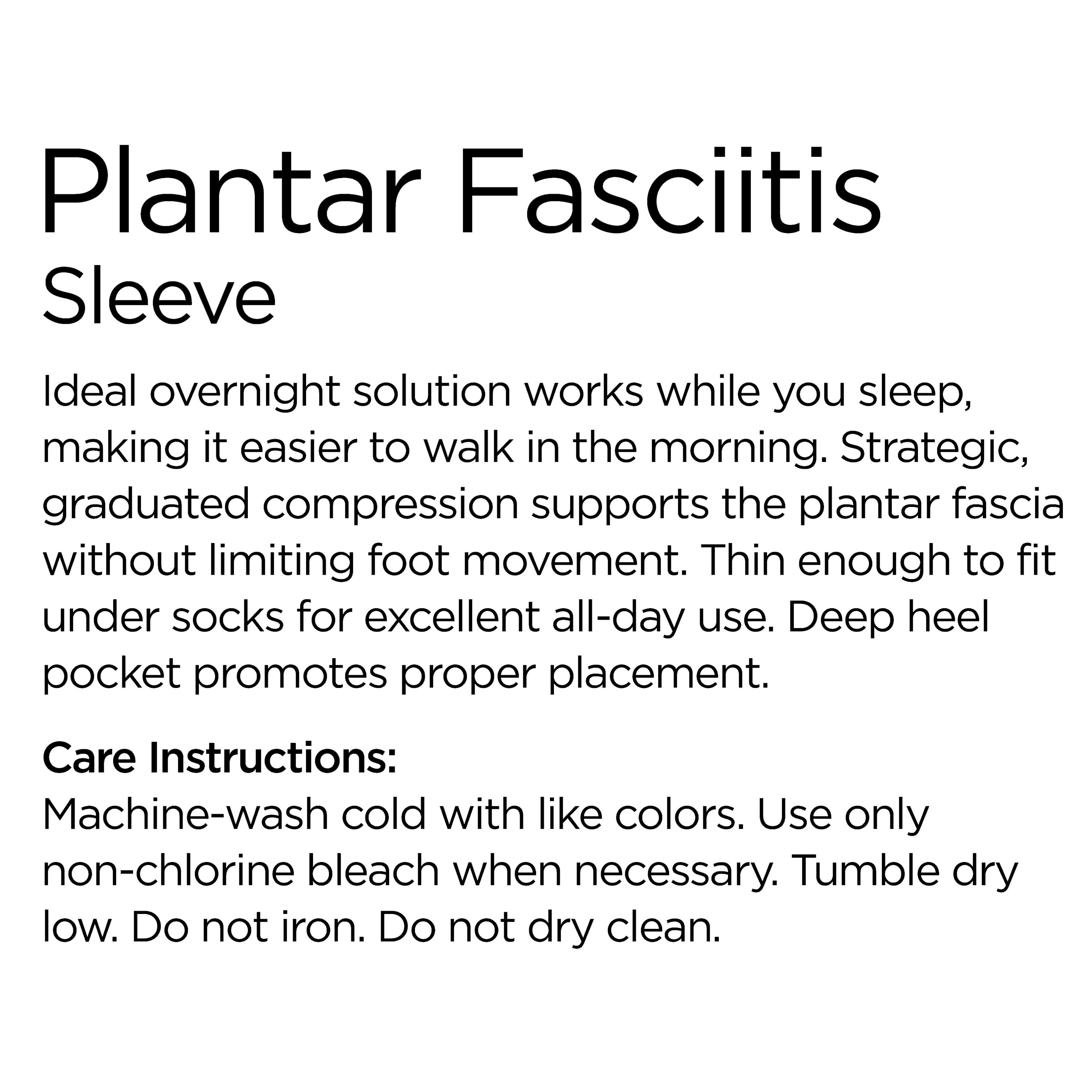 Equate Plantar Fasciitis Sleeve, S/M, 2 Count