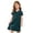 Dark Green, variant on Girls Nightgown Sleep Dress Soft Pajamas For Kids Toddler Baby Family Matching Sleepwear Baby Girls Baptism Dress