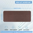thumbnail image 2 of Non Slip Bathtub Mat, Anti Slip Shower Mat, Fast Drying Bath Tub Mats, Foot Scrubber Mat, Anti Slip Mat for Tub, Floor,Bathroom, Home, Kitchen, Hotel (Beige 24x16 Inch), 2 of 6