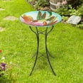 thumbnail image 4 of Teamson Home 18" Hummingbird Fusion Glass Bird Bath, 4 of 7