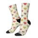 thumbnail image 1 of Balery Heart Polka Dot Calcetas Largas con Estampado para Hombre y Mujer – Suaves y Transpirables, Talla Única (US 5-11), 1 of 6