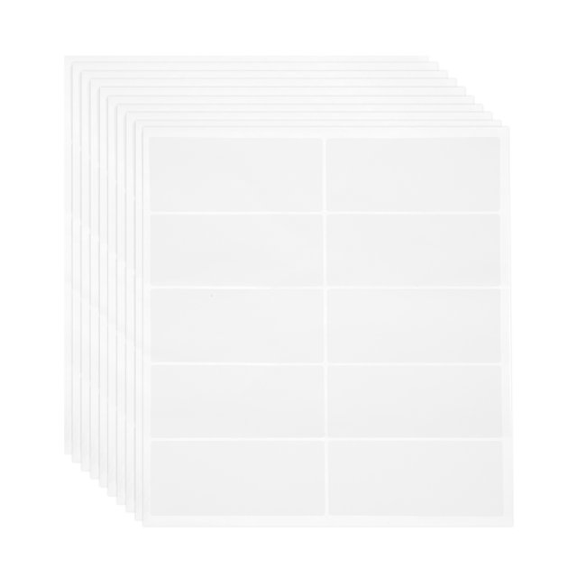Uxcell 10 Sheets Barcode Label 4 x 2 inch Printable Laser and Inkjet Labels