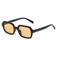 thumbnail image 2 of Lunettes à Moins de 10 $ Jaune Femmes Hommes Unisexe Mode Rétro Street Shot Lunettes Monture PC Lunettes de Soleil, 2 of 4
