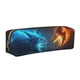 thumbnail image 1 of Fotbe Red And Blue Fire Dragon C Estuche para Lápices de Cuero con Estampado, Estuche con Cremallera Resistente, Organizador Compacto y Elegante para Papelería, 1 of 7