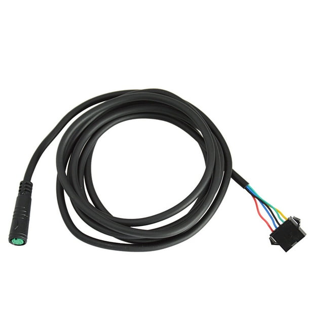 Cable de extensión Cable de extensión de bicicleta eléctrica de 5 pines, Cable adaptador impermeable de 170cm para pantalla a accesorios de bicicleta eléctrica SM Irfora Cable de extensión