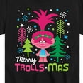 thumbnail image 3 of Trolls - Merry Trollsmas - Toddler & Youth Short Sleeve Graphic T-Shirt, 3 of 5