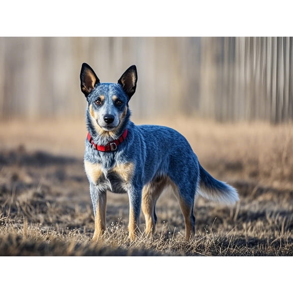 Diamond Painting Blue Heeler Australian Cattle Dog 5D Diamond Art DIY Kits Full Round Drill Crystal by Number Embroidery Arts and Crafts for Living Room Home Wall Decor 12x16 inch / 30x40cm