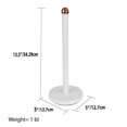 thumbnail image 2 of Grove Free Standing Paper Towel Holder with Weighted Base and Padded Base, White, 2 of 5