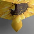 thumbnail image 3 of Yellow Sunflower Pattern Rectangle Tablecloth 60"x84",Waterproof Polyester Rectangle Table Cloth, Wipeable Spillproof Polyester Tablecloth for Dining, Camping, Indoor and Outdoor, 3 of 5