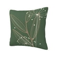 thumbnail image 2 of YFYANG Square Decorative Throw Pillow Case (Without Pillow Insert), Green Plant Pattern Bedroom Sofa Car Cushion Cover, 26"x26", 2 of 9