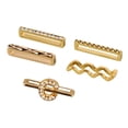 thumbnail image 1 of Decorative Rings , Exquisite Workmanship Metal Material Watchband Decorate Gold Watch Band Decorate Gift For Friends Family Co Workers, 1 of 8
