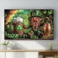 thumbnail image 3 of St. Patrick's Day|Leprechaun|Shamrock|Pot of Gold|Rainbow|Ireland|Frame TV Art 12x18 UNFRAMED, 3 of 3