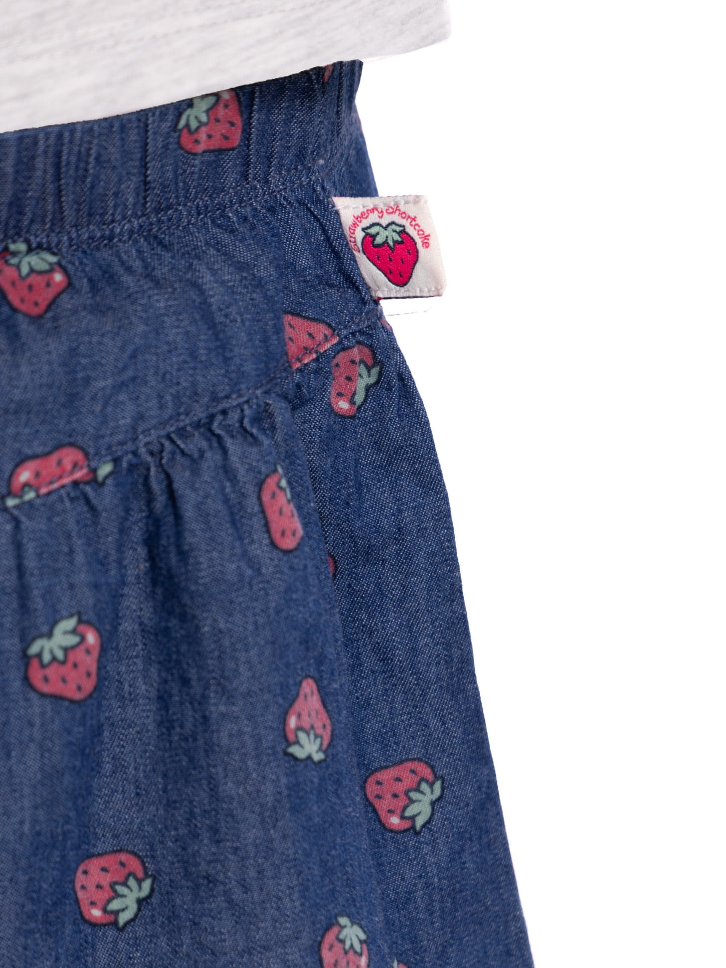 Strawberry Shortcake Toddler Girls Graphic Tee and Print Shorts Set, 2-Piece, Sizes 12M-5T