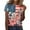 501_Pink, variant on HEILAU 4th of July Shirts for Women American Flag Graphic Tees Independence Day Crew Neck Floral Print Casual T Shirt Patriotic T Shirts
