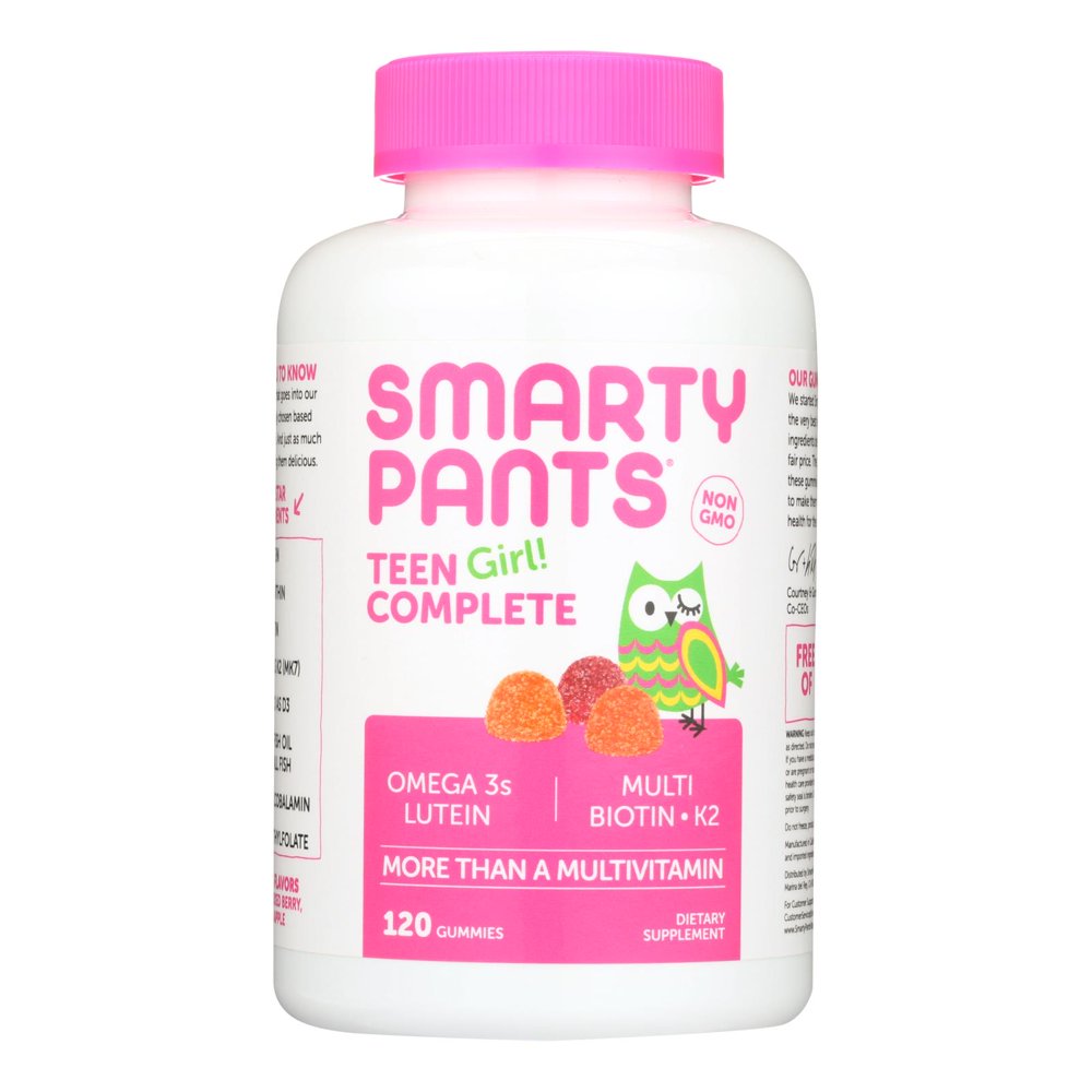 Smartypants Gummy Multivitamin Teen Girl Complete 120 count