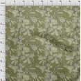 thumbnail image 4 of oneOone Silk Tabby Forest Green Fabric Florals Quilting Supplies Print Sewing Fabric By The Yard 42 Inch Wide, 4 of 6