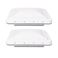 thumbnail image 2 of CROSSDESIGN RV Roof Vent Cover 14" x 14" Waterproof Vent Lid Replacement Fit For Universal RV, Trailer, Camper, Motorhome Trailer(White 2 Pack), 2 of 9