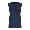 thumbnail image 6 of Men's Summer Hawaiian Printed Surf Beach Tank Top, Casual Loose Breathable Sleeveless Shirt, Navy Blue, L, 6 of 6