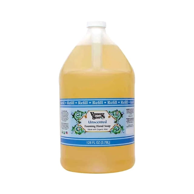 Jabón espumoso para manos VERMONT SOAP Organics Simply Unscented 1.2 L