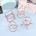 thumbnail image 4 of Makeup Sponge Holder Hollow Freestanding Electroplating Daily Use Dresser Makeup Sponge Drying Rack Vanity Supplies, 4 of 7