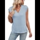 thumbnail image 3 of Chaleco de Lana Sin Mangas con Cuello en V para Mujer, Color Azul , Talla S, 3 of 10
