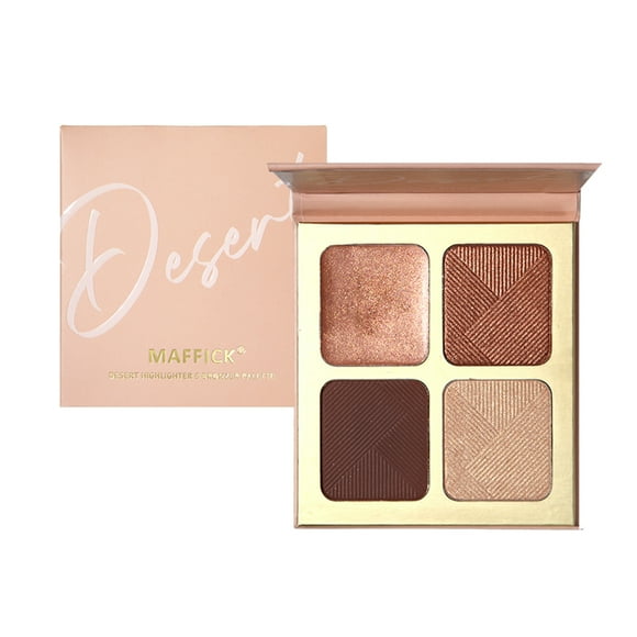 4-Color Highlighting & Contouring Eyeshadow Palette