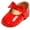 06 Red, variant on Baby Girl Mary Jane Flats Shoes Non Slip Soft Sole Infant Toddler First Walker Wedding Princess Dress Crib Shoes