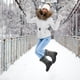 thumbnail image 4 of Dream Pairs Mujeres Botas de nieve impermeables Piel sintética Media pantorrilla con cordones Botas de nieve cálidas de invierno DP-CANADA Dream Pairs DP-CANADA, 4 of 5