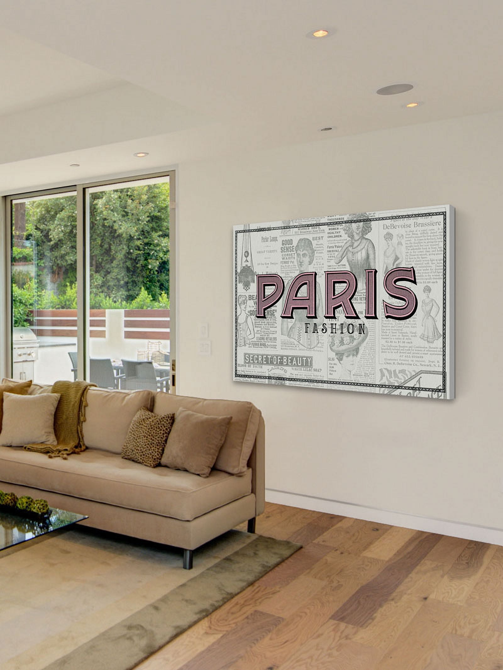 Marmont Hill "Paris Fashion" by Saturday Evening Post Painting Print on Canvas