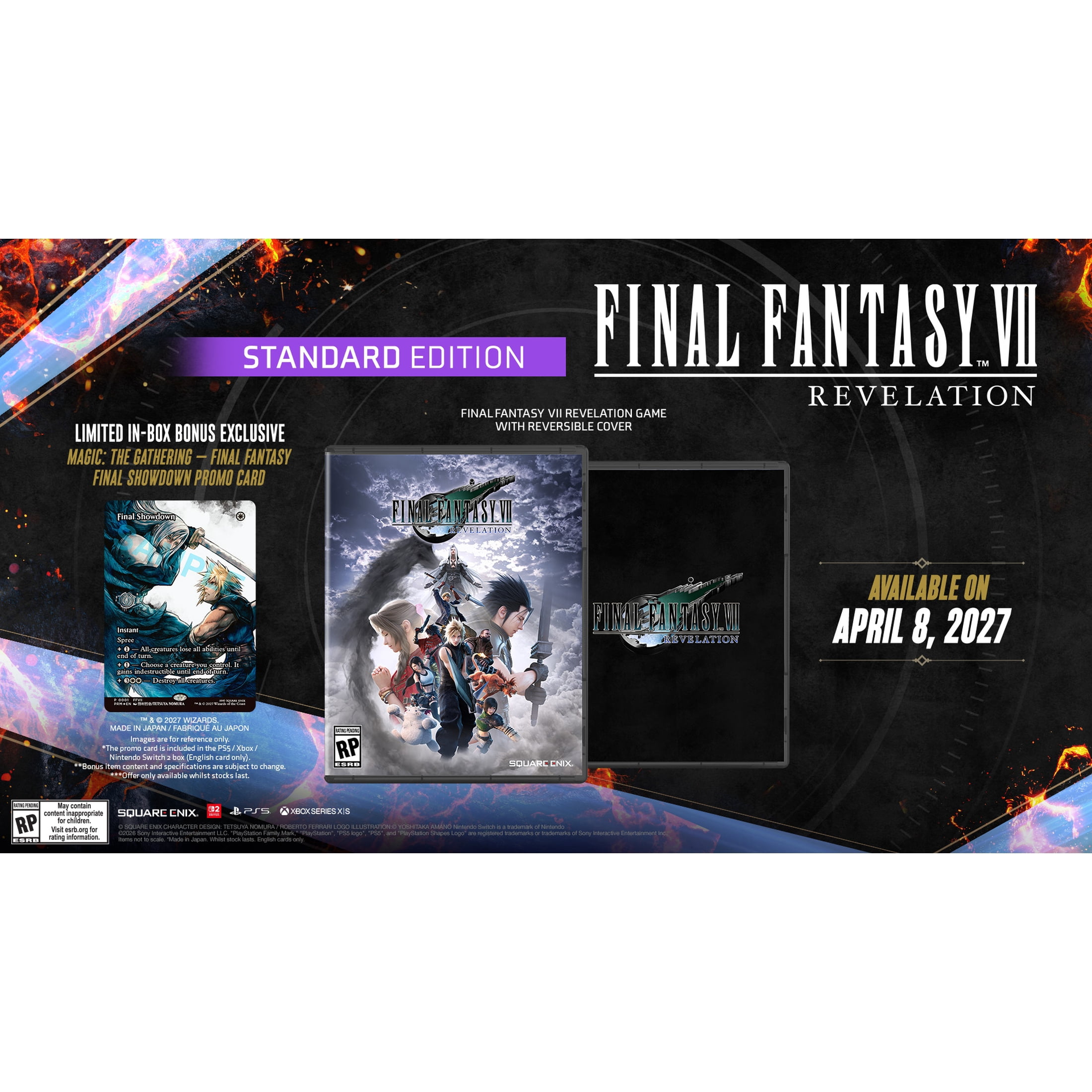 Final Fantasy VII Revelation Day One Edition - Nintendo Switch 2 Game
