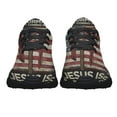 thumbnail image 5 of Jesus Isn't Coming Back Jesus Is American flag Shoes Sneakers Black Size 5, 5 of 7