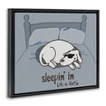 thumbnail image 3 of Stupell Industries Traditional Sleeping In Dog Black Floating Frame Canvas Art, 21 x 17, by LIR, 3 of 8