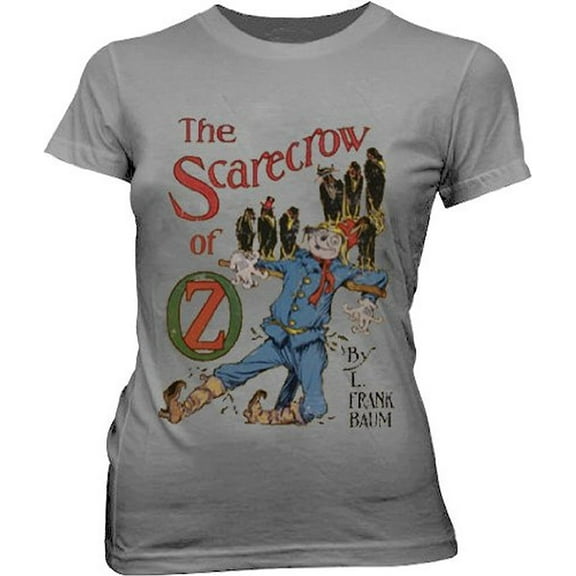 The Wizard of Oz The Scarecrow Silver Gray Juniors T-Shirt