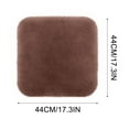thumbnail image 3 of JeashCHAT Universal Car Seat Cushion, Soft Warm Faux Rabbit Fur Winter Auto Seat Cover, Fluffy Plush Vehicle Seat Protector Pad with Non-Slip Backing, Car Accessories Car Interior, Khaki, 3 of 3