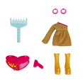 VIP Hair Makeover Quinn Fashion Doll, Transformable Hair and Glitter ...